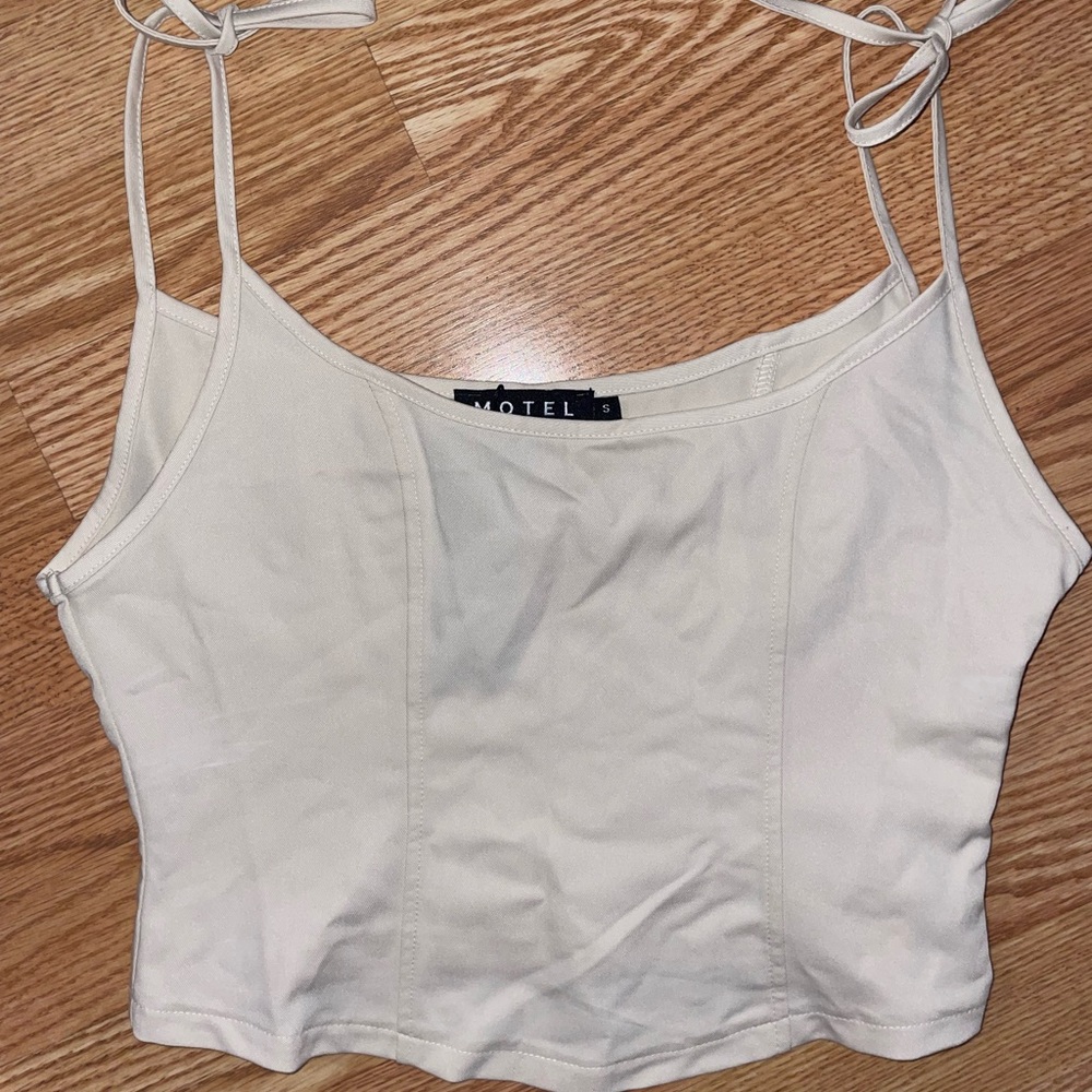 Motel tie tank top brand new